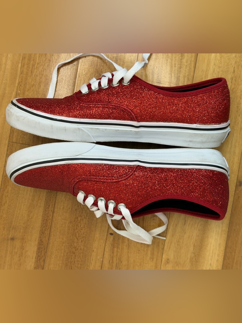 Vans - Red Glitter - Picture 6 of 9